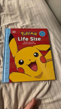 Pokemon real life sized book