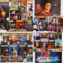 HUGE VINTAGE Star Trek Collection of Printed Items INCLUDING Rare 1980 JAPANESE Star Trek the Motion Picture Program Book with Centerfold