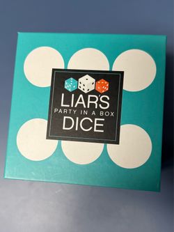 The Liar's Dice Dice Game by University Games is a complete party in a box set that includes everything needed for an exciting game night. This dice g