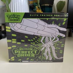 Sealed Pokemon Perfect Order ETB
