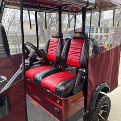 Custom Golf Cart Seats & Enclosures