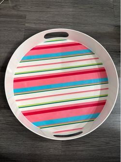Large plastic serving tray