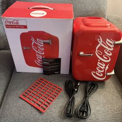 Coca Cola Mini Fridge Open Box 