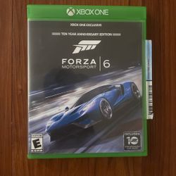 Forza 6 For The Xbox One 