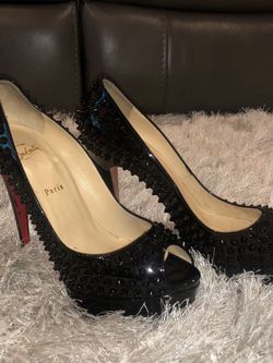 Black Spike Red Bottoms ( Christian Louboutin)