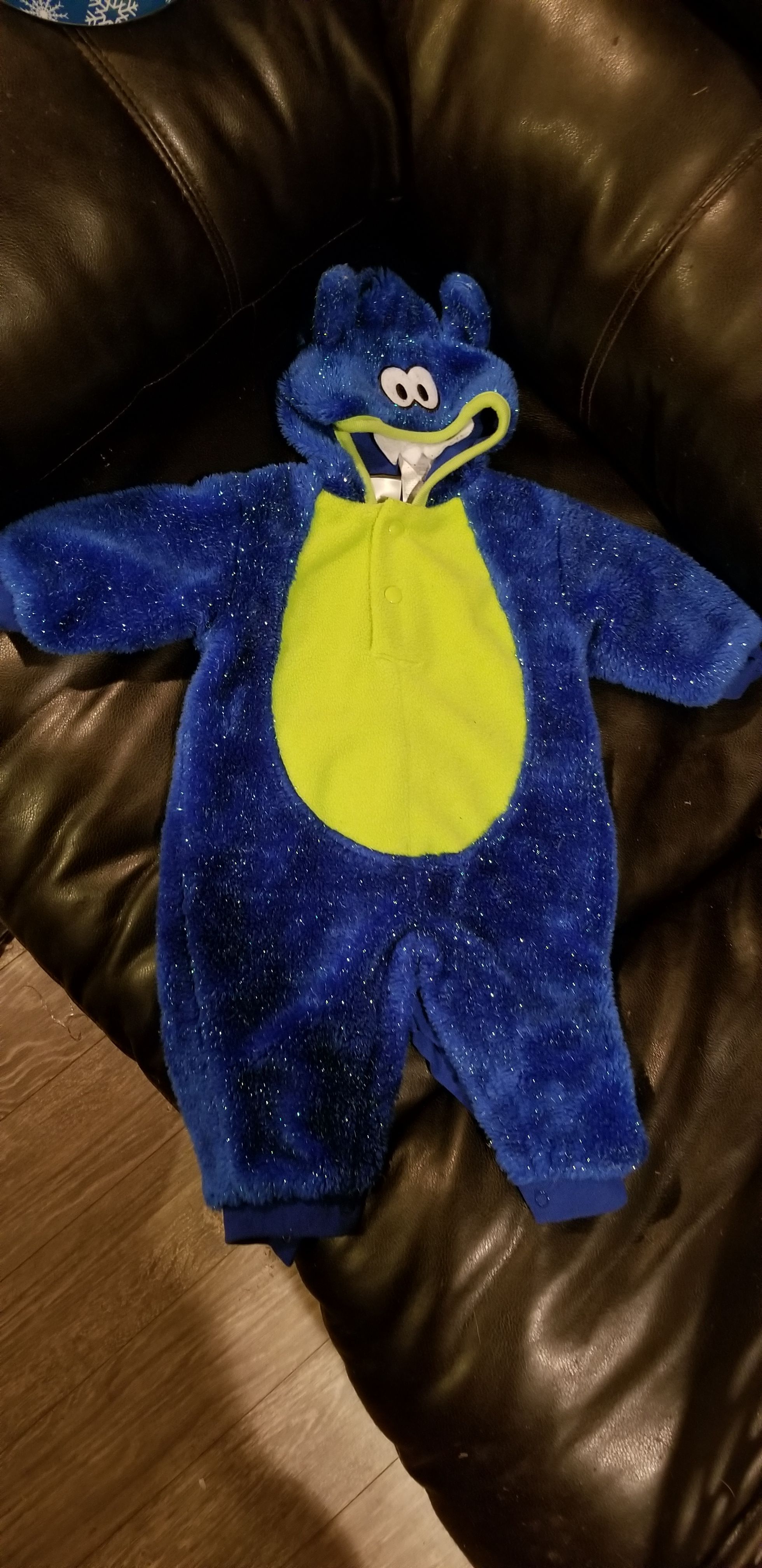 Infant baby boo monster costume medium 3 to 7 months