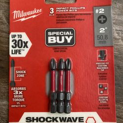 Milwaukee Impact Phillips Power Bits