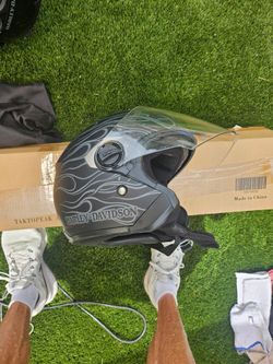 Harley Davidson 3/4 retro helmet