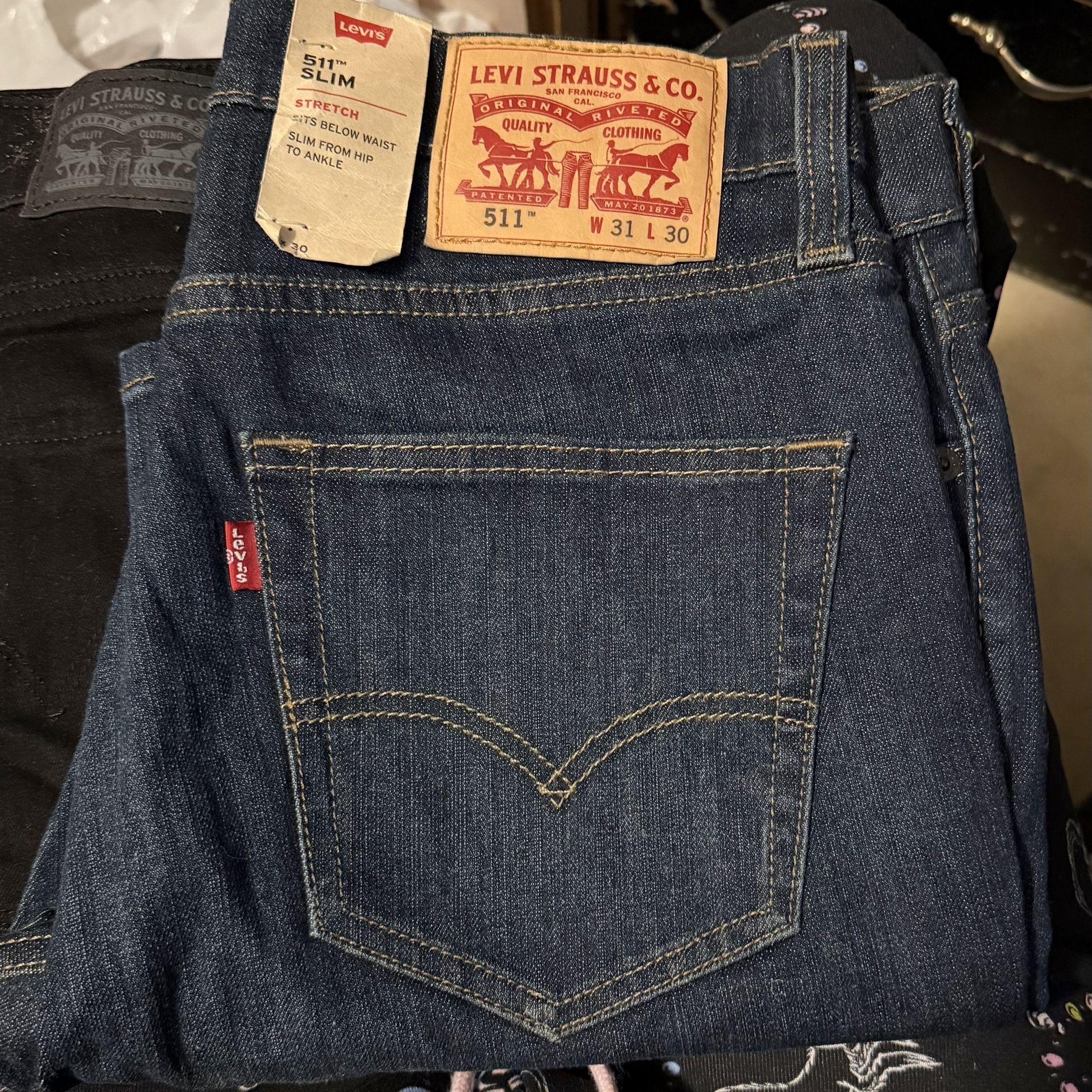 Levi’s Jeans 511 Slim Stretch Blue Indigo Color