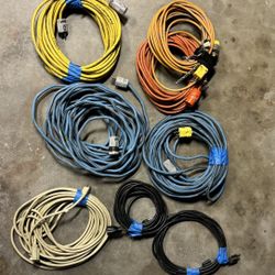 Extension Cable Lot 8 Total 