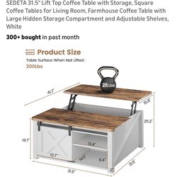 COFFEE TABLE BRAND NEW