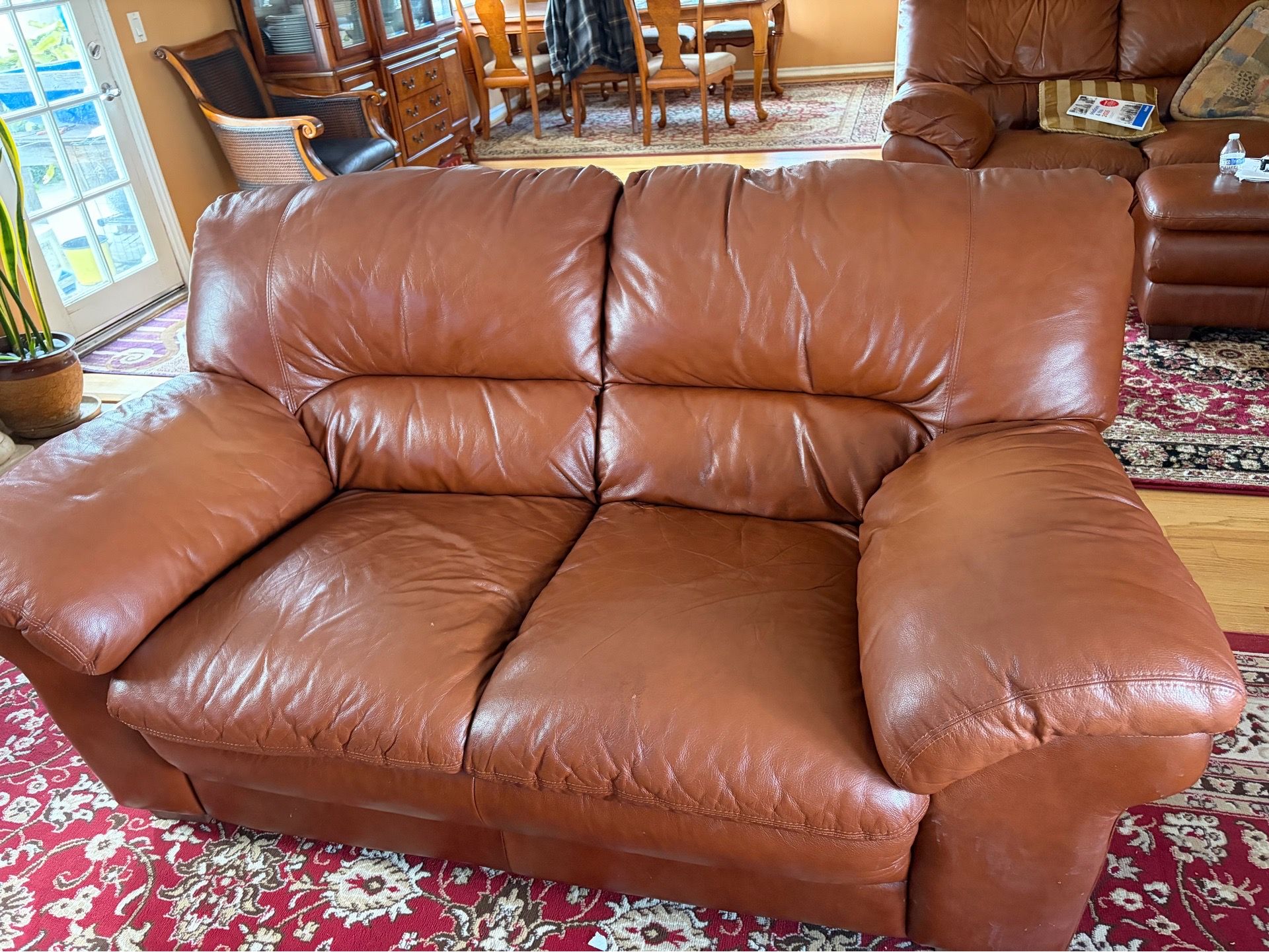 Leather sofa
