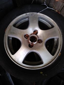 2 fat five rims good condition