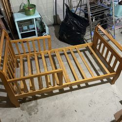 Wood Toddler Bed Frame