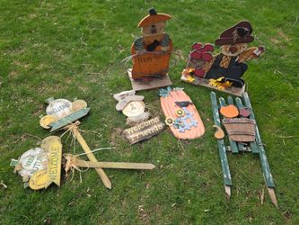 7 PC  FALL DECOR
