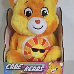 Color Splash Care Bears Funshine Bear 14" Plush NEW!!