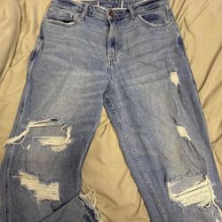 Hollister Mom Straight Jeans 