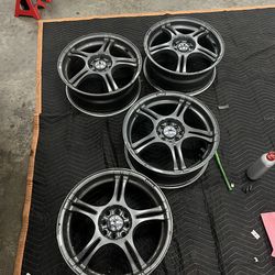 114.3  17x7 Wheels Konig Limited Edition four lug