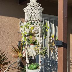 Macrame Hobo Plant Hanger 
