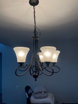 5-Light black Chandelier