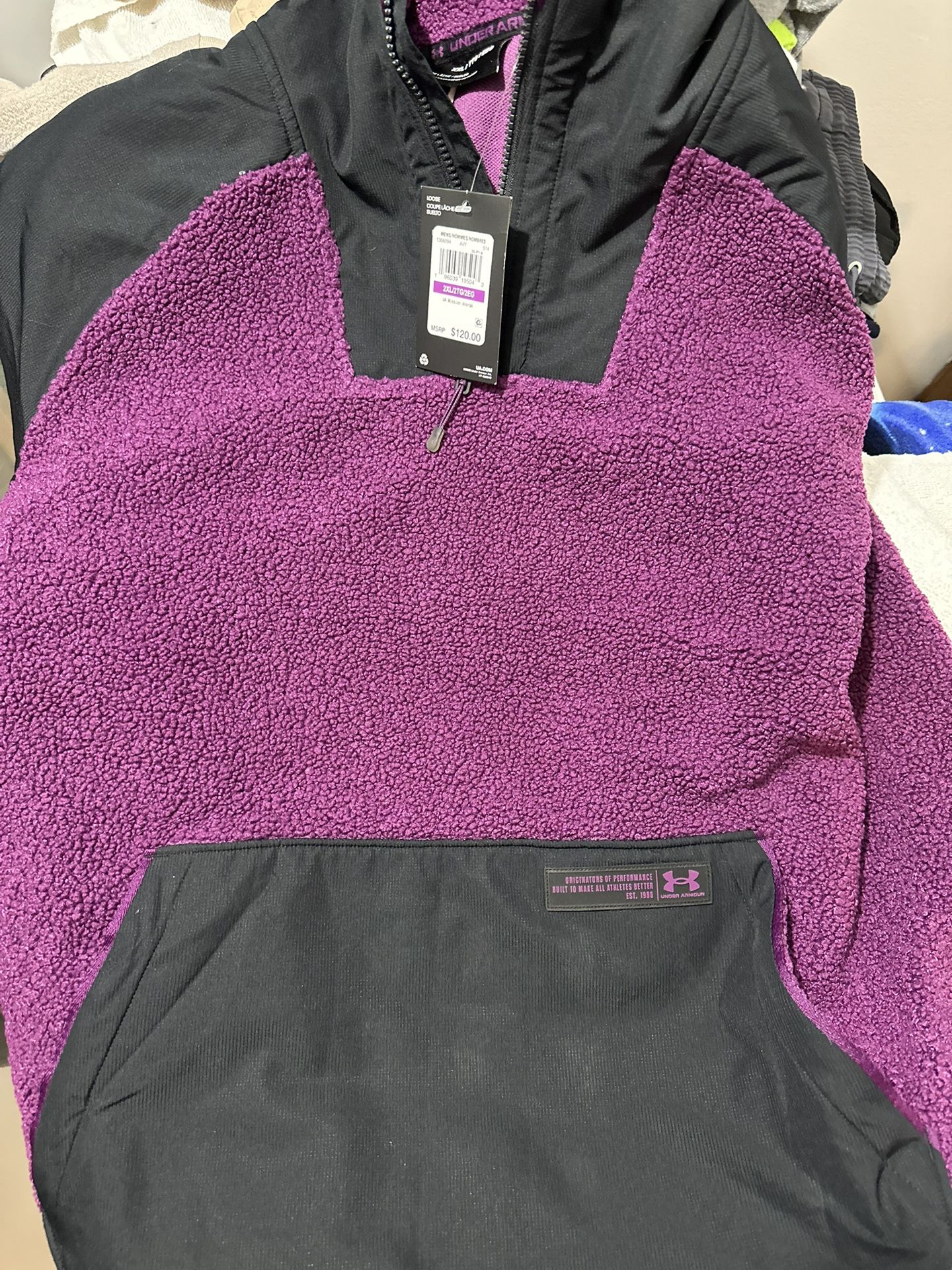 Under Armour Men's Mission Boucle Anorak Jacket/sweater