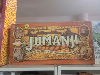 Jumanji Board Game Classic Adventure Jungle Theme Family Game Vintage Style Box