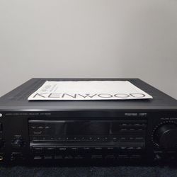 Kenwood Vintage Stereo Receiver With Original Working Remote 