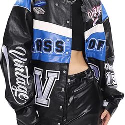 Aelfric Eden Men's Race Jacket, Oversized Jacket, Nascar Leather Jacket, Women's Bomber Jacket, Unisex Casual Coats