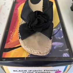 Sandals - Black Wedge Sandals
