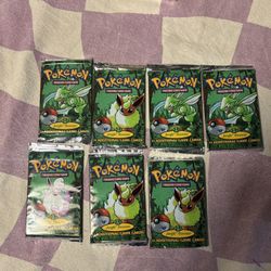 1999 Pokémon First Edition Jungle Booster Packs 