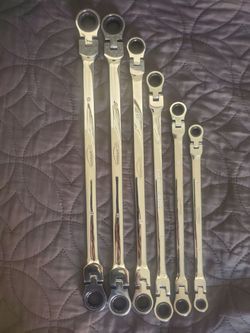 Llaves Extra Largas Flexibles De Carraca De 8-19 mm $89 Precio Firme