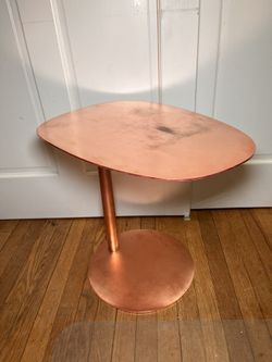Blu Dot Copper Plated Swole Small Table (Dimensions / Info in Photos) (have 2 More In Other Posts - Varying Conditions)