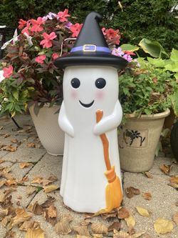 Halloween Blow Mold Ghost 24”” Tall