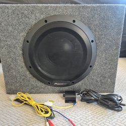 Pioneer Subwoofer In Box With Built In Amp