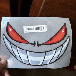 Car Decal Vinyl Sticker Of A Face