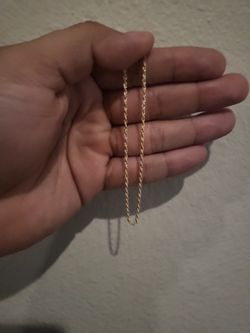 Diamond Cut Rope Bracelet 