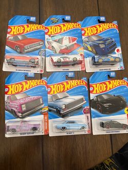 Hot Wheels Die-Cast Cars Set of 6