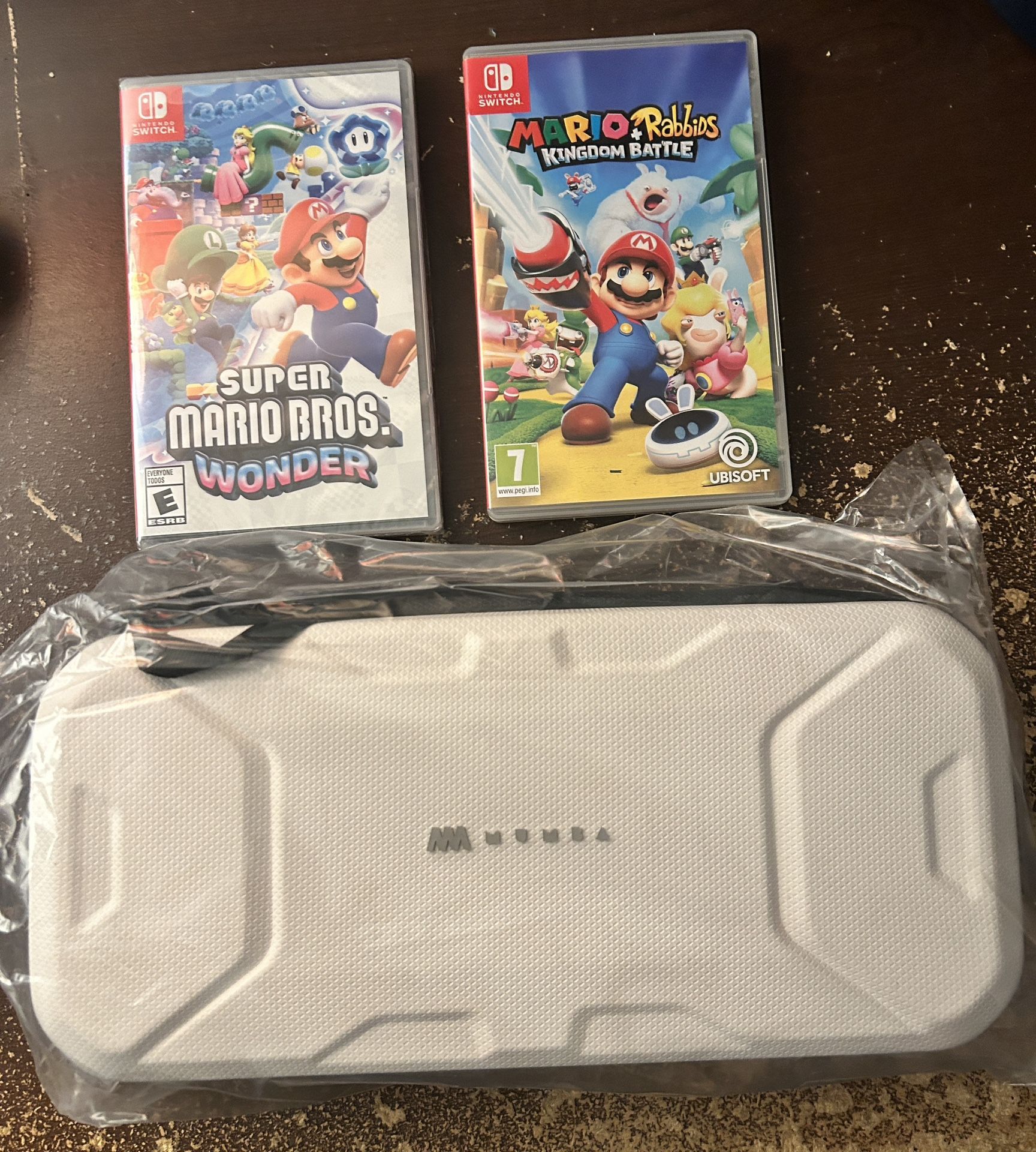 Mario Games & Carry Case For Switch 