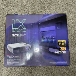 Lx Movie Projector And Screen