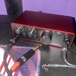 Focusrite 4th Gen Audio Interface Xlr
