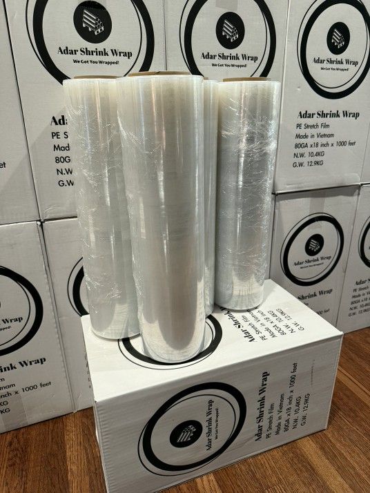 Shrink Wrap Plastic Wrap Delivery Available 