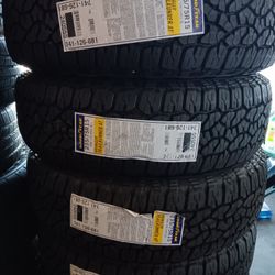 4 New Tires Installed/ 4 Llantas Nuevas Instaladas Good Year 235/75/15 Tires