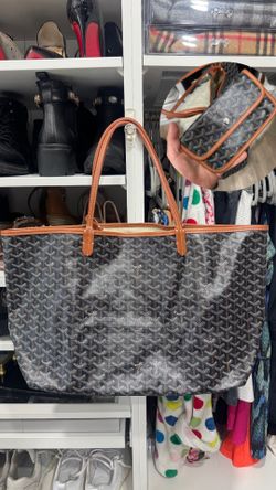 Brown tote purse bag