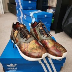 Adidas Size 10 - Tubular Runner 'Leaf Camo'