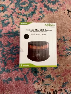 New Agrieyes W16R With Remote Amber LED Beacon Light