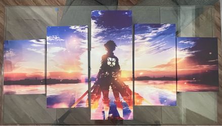 Attack on Titans canvas wall art