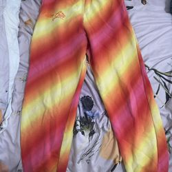 https://offerup.com/redirect/?o=SS5BTQ==.GIA Tie Dye Jogger Sweatpants XS Pink Orange Yellow