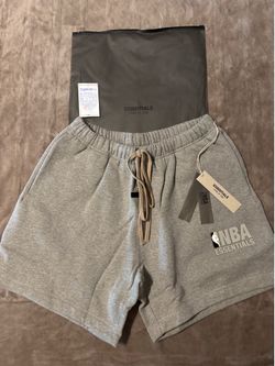 NEW NBA Fear of God Essentials Warm Heather Shorts (Size S, M) 100% Authentic ✅