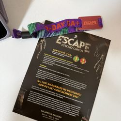 ESCAPE 2-DAY GA+ TICKETS