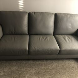 Leather Couch & Chairs